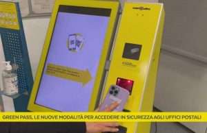 POSTE ITALIANE DAL 1° FEBBRAIO ACCESSO CONSENTITO SOLO CON GREEN PASS