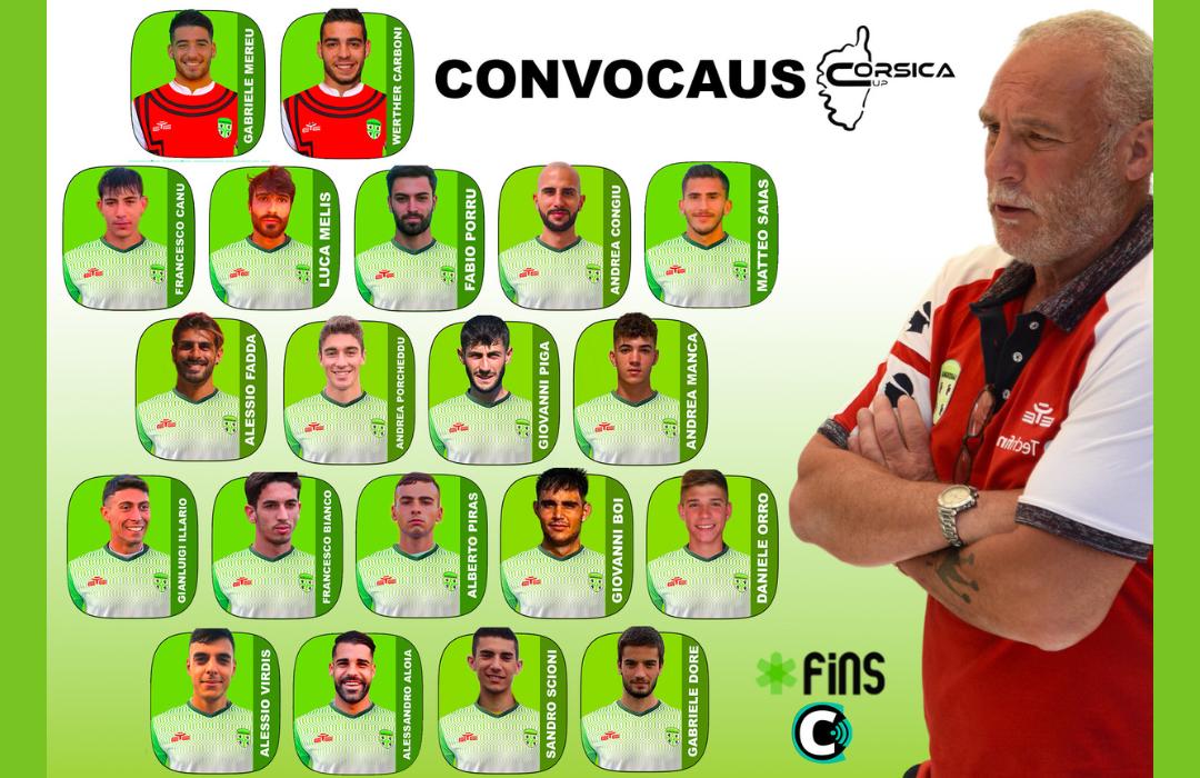 Corsica Cup 2024: I convocati della Nazionale Sarda