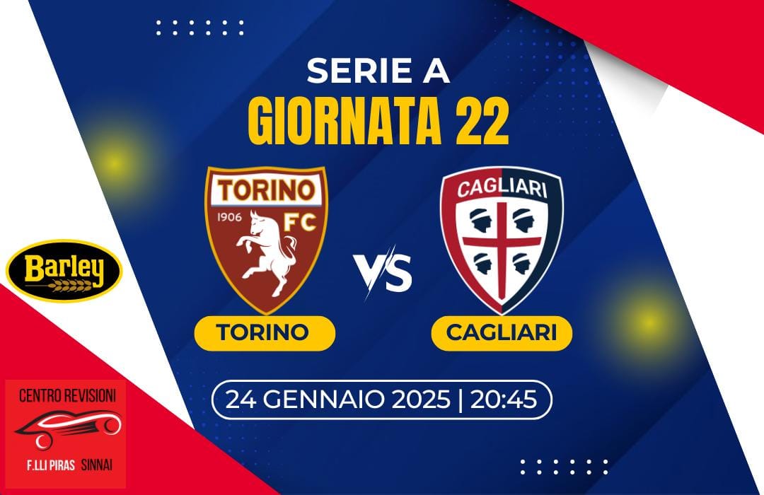 Formazioni Torino Cagliari, orario, diretta tv