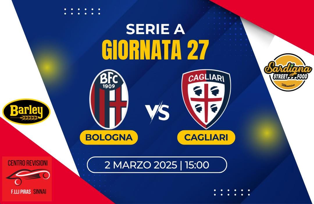Formazioni Bologna Cagliari, orario, diretta tv